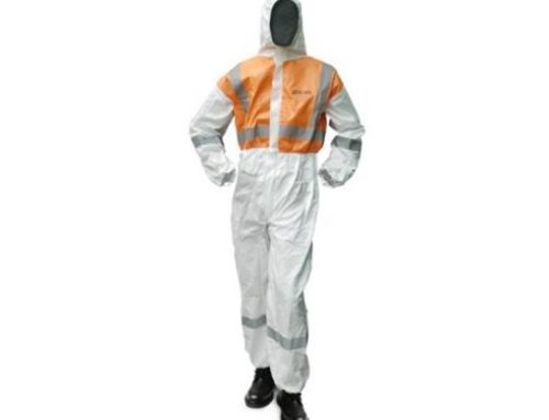 Orange Microporous Coverall